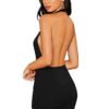 Sexy Halter Ruched Bodycon Backless Wrap Party