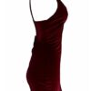 Bodycon Sleeveless Backless Velvet Sexy Short Club Dress