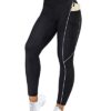 Women Reflective High Waisted Running Leggings with Pockets