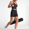 Dragon Fit High Waist Yoga Shorts for Women with 2 Side P
