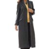Jessica London Women's Plus Size Full Length Wool Blend Coat - 22, Black