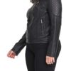 Women's Faux Leather Motocross Racer Jacket