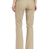 Dickies Ladies's Flat Front Stretch Twill Pant - Slim Fit Bootcut, Desert Sand, Size 8