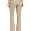 Dickies Women's Flat Front Stretch Twill Pant Slim Fit Bootcut, Desert Sand, 20 Regular