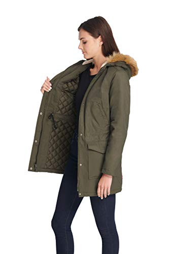 31durzIk0OL.SL1500 Women's Performance Sherpa Lined Midlength Parka Jacket