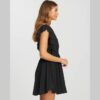 Women's Casual Summer V Neck Ruffle Sleeveless Stretchy