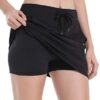Skort for Women Athletic Golf Tennis Skirt High Waist Active