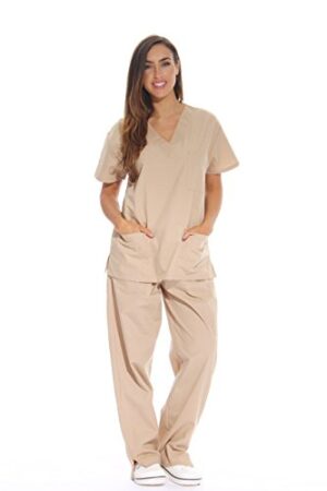 Khaki Just Love Women's Scrub Sets