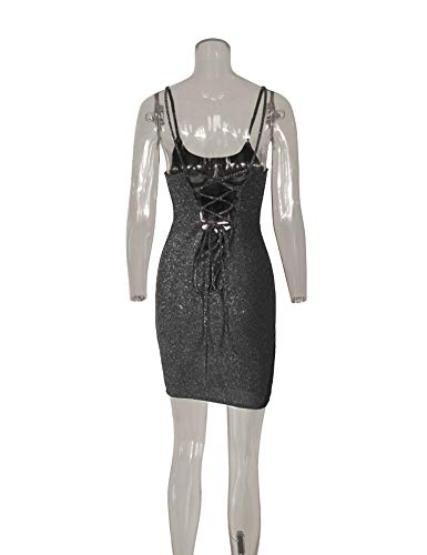 31em6LojHCL Glittery Straps Backless Bodycon Mini Club Party Wrap Dress