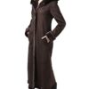 Women's Pauline Hooded Faux Shearling Maxi
