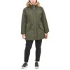 Levi's Women's Fake Fur Lined Hooded Parka Jacket – Stylish, Warm & Functional Olive Jacket (Medium & Plus Sizes)