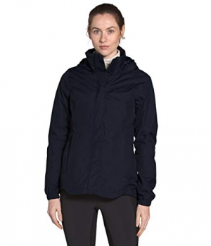 Lightweight, breathable, and waterproof jacket with a stowable hood and secure-zip hand pockets for all-weather protection. 