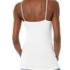 Sleek White Seamless Cami – Perfect for Everyday Style and Layering Comfort 🌟