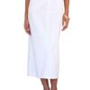 Plus Size Classic Cotton Denim Long Skirt