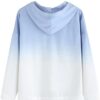 SweatyRocks Women’s Colorblock Tie-Dye Hoodie – Stylish Comfort for Spring & Fall