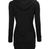 Women's Long Sleeve Tunic Sweatshirt with Hoodie - Cozy Comfort for Casual Chic, Perfect for Fall