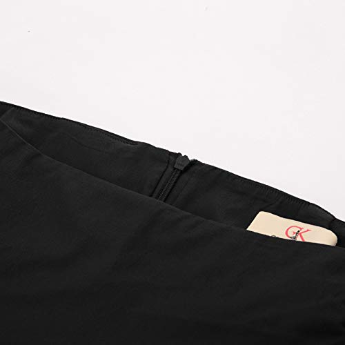 31vHttdhwEL Ruched Front Wear to Work Office Pencil Skirt
