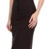 Petite High Waist Stretch Pencil Skirt