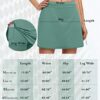 High Waist Skirt Lightweight Tennis Dress with Pockets