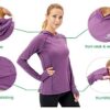 Stylish Hooded Fitness Shirt with Thumbholes – Perfect for Active Days and Sun Protection 🌞