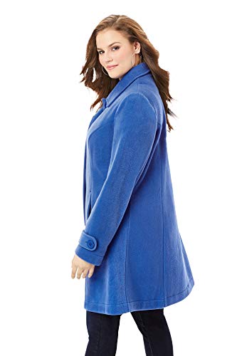 4159G2x2soL Women's Plus Size Plush Fleece Jacket Soft Coat