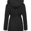 Hooded Thicken Fleece Parkas Faux Fur Jackets