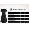 Long Sleeve V Neck Button Down Midi Skater Dress