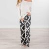 Versatile Comfy Wide Leg Long Palazzo Pants Casual Drawstring