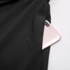 Skirt Retro Vintage Solid Tie Bow-Knot Decorated Black