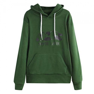 Lightweight letter-print sweatshirt with a relaxed fit and trendy leopard design, perfect for casual fall outings and cozy layering. 