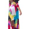 Casual Loose Half Sleeve Dress with Belt