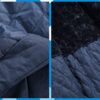 Women's Faux Leather Puffer Padding Long Jacket