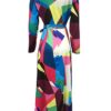 Casual Loose Half Sleeve Dress with Belt