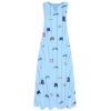 Dress Contrast Color Print Half Sleeves Robes Oversized