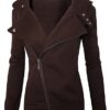 Women Slim fit Zip-up Hoodie Jacket  