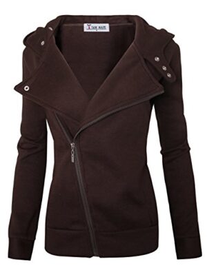 Women Slim fit Zip-up Hoodie Jacket  