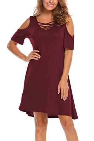 Women Outdoors T-Shirt Dress Night Out Clubwear