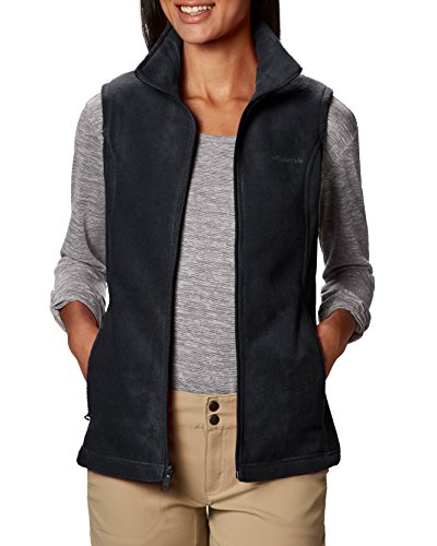 Black Columbia Women's Benton Springs Soft Fleece Vest, Black, X-Large