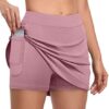 High Waist Skirt Lightweight Tennis Dress with Pockets
