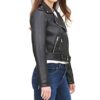 Levi's Women's Faux Leather Belted Bike Jacket - Style and Function Combined