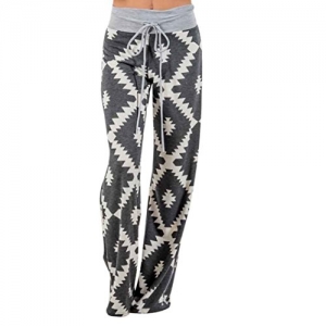 Versatile Comfy Wide Leg Long Palazzo Pants Casual Drawstring