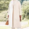 Jessica London Women's Plus Size Full Length Wool Blend Coat - 22, Black
