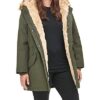 Levi's Women's Faux Fur Lined Hooded Parka Jacket