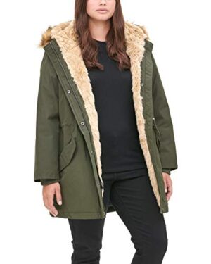 Levi's Women's Faux Fur Lined Hooded Parka Jacket