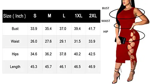 41SMqaoYbvL Sexy Lace-Up Bodycon Mini Club Dress in Red – Perfect for Parties, Nights Out & Special Occasions (X-Large)