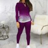 Sportswear Lady Joggers Outfits Sets Fashion Athletic Sexy Long Sleeve