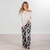 Versatile Comfy Wide Leg Long Palazzo Pants Casual Drawstring