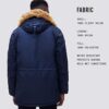 Cold Weather Military Issue Slim Fit Parka