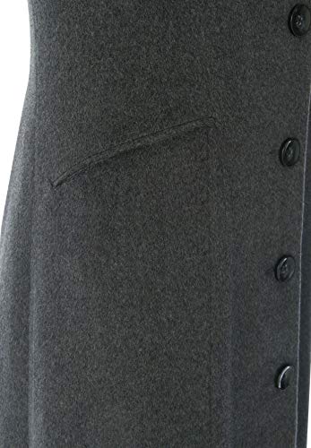 41VhDdgaGlL Jessica London Women's Plus Size Full Length Wool Blend Coat - 22, Black