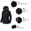 Winter Parka with Hood Wind Block Snow Coat Parka